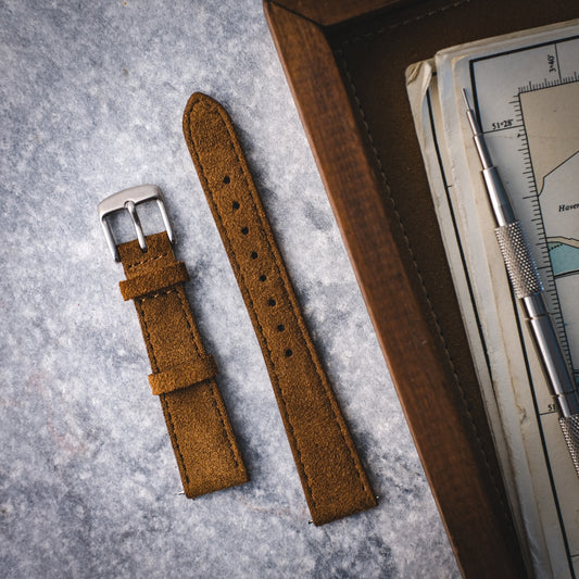 Suede watch straps