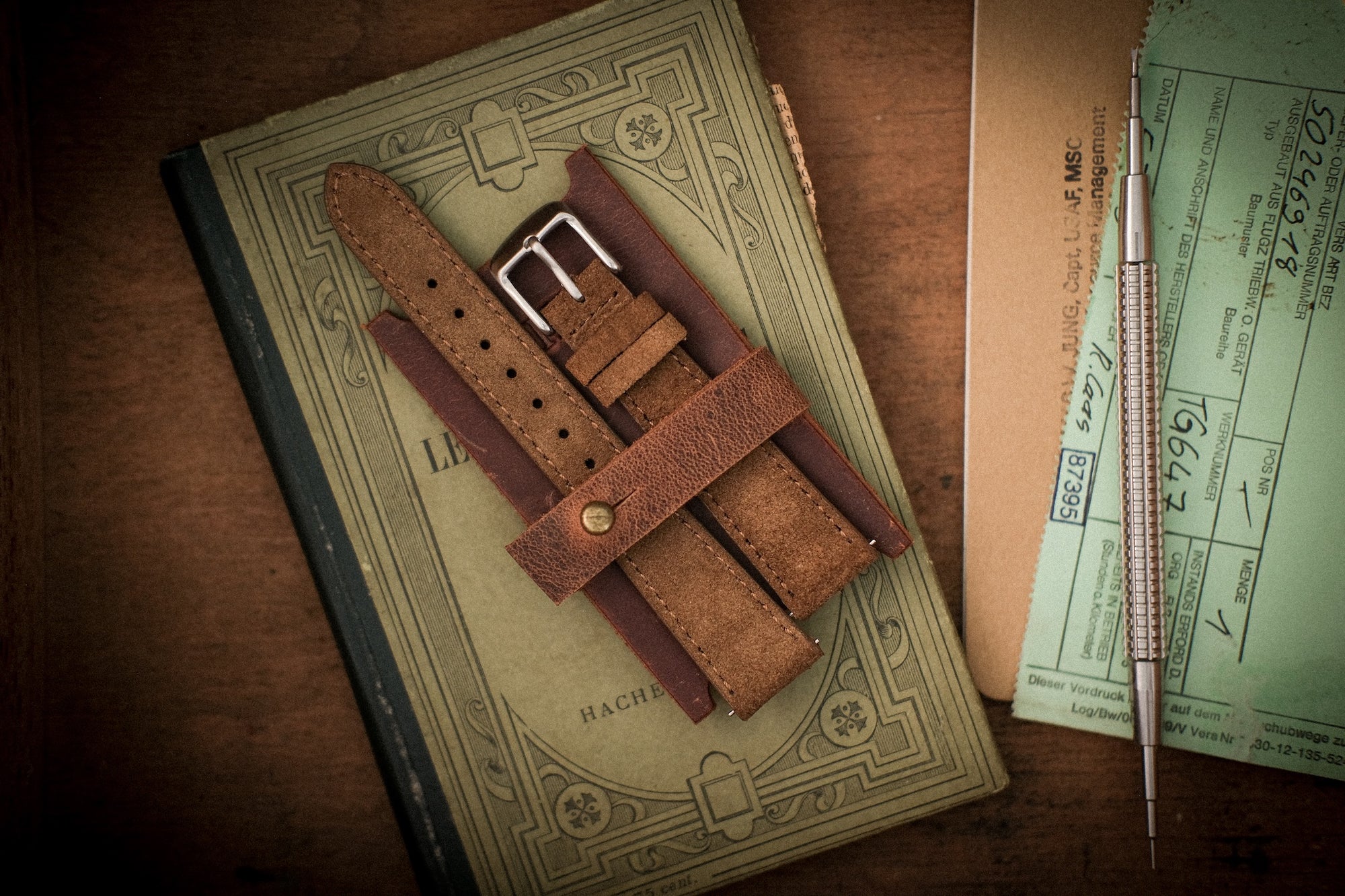Suede watch straps