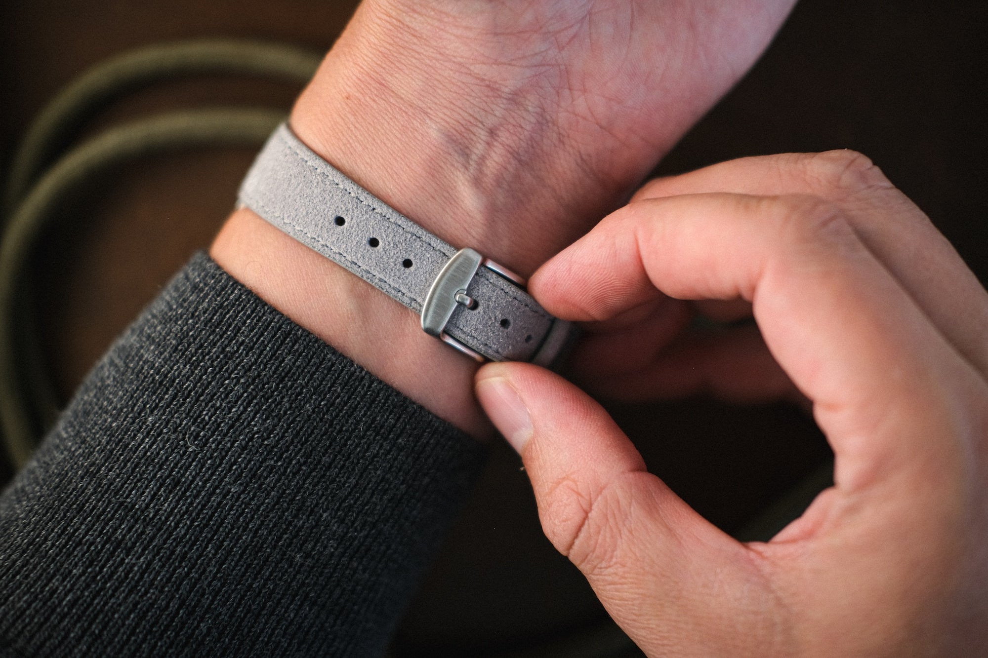 Suede watch straps