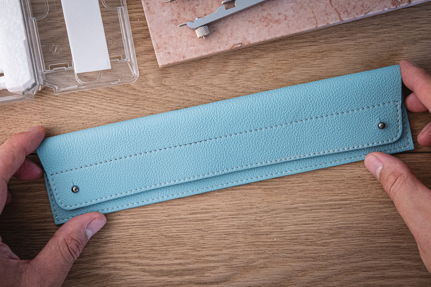 Watchpouch Folio - Handcrafted Leather Single Watch Sleeve
