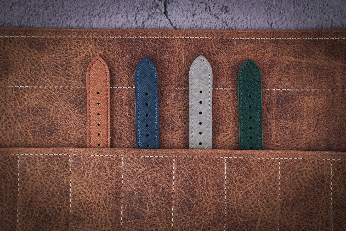 Saffiano watch straps