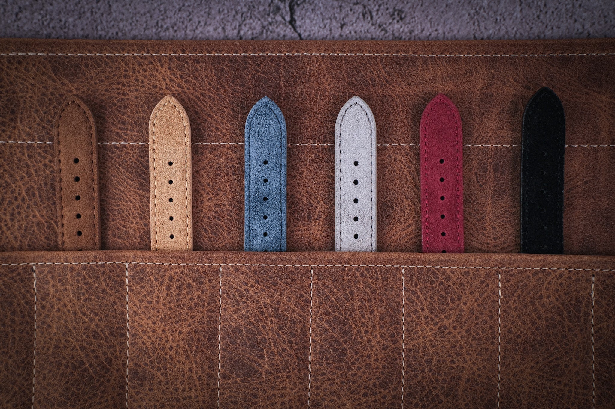 Suede watch straps