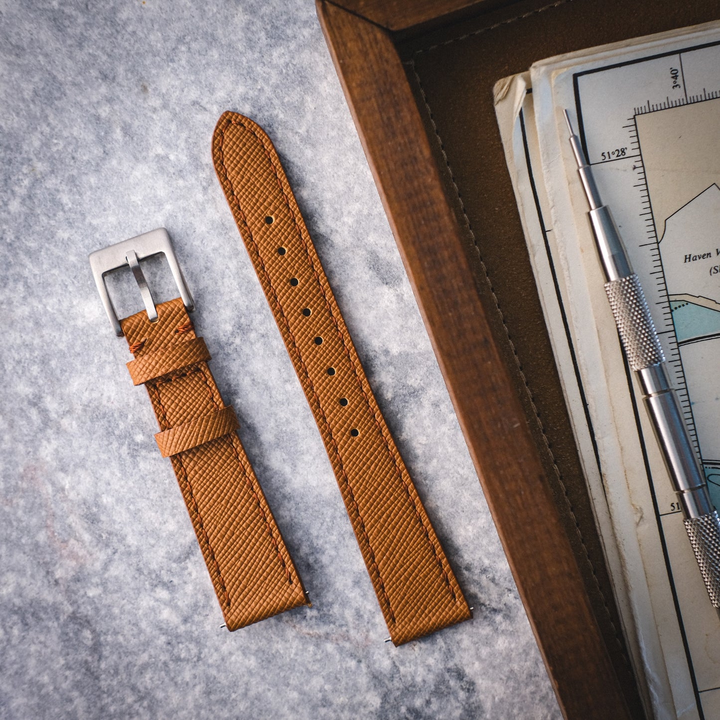 Saffiano watch straps