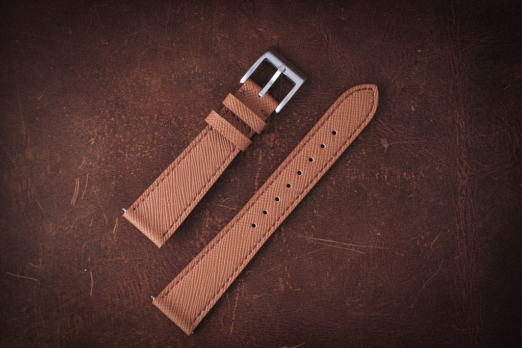 Saffiano watch straps