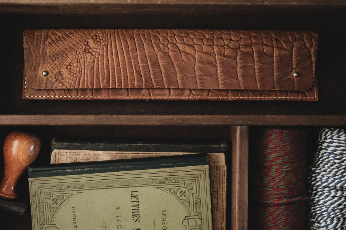 Watchpouch Folio - Handcrafted Leather Single Watch Sleeve