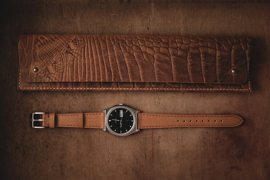 Watchpouch Folio - Handcrafted Leather Single Watch Sleeve