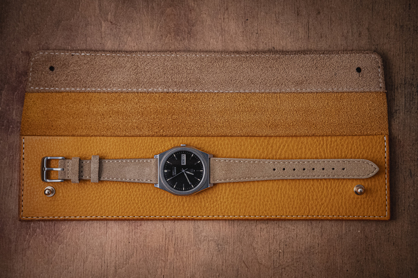 Watchpouch Folio - Handcrafted Leather Single Watch Sleeve