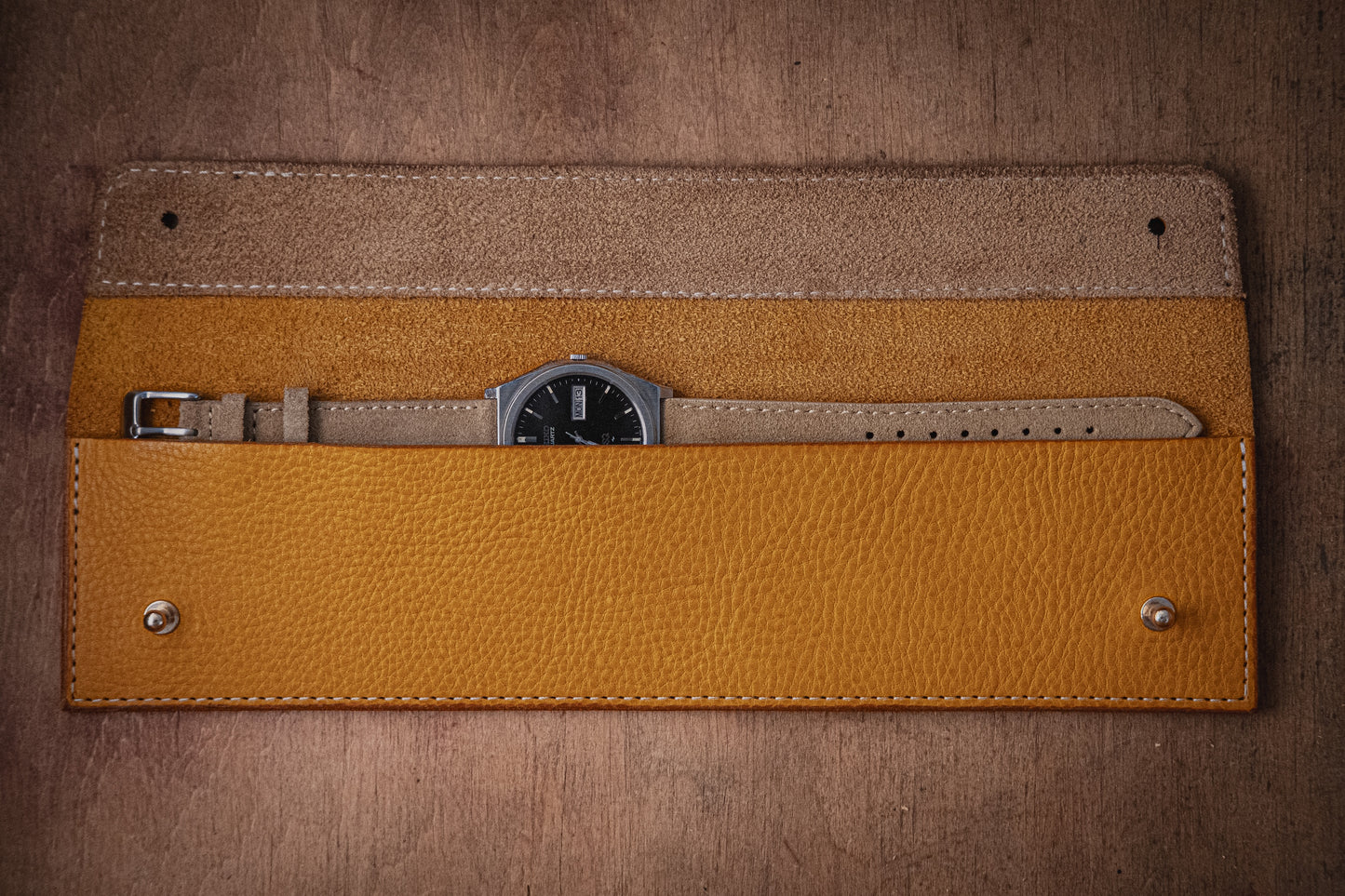 Watchpouch Folio - Handcrafted Leather Single Watch Sleeve