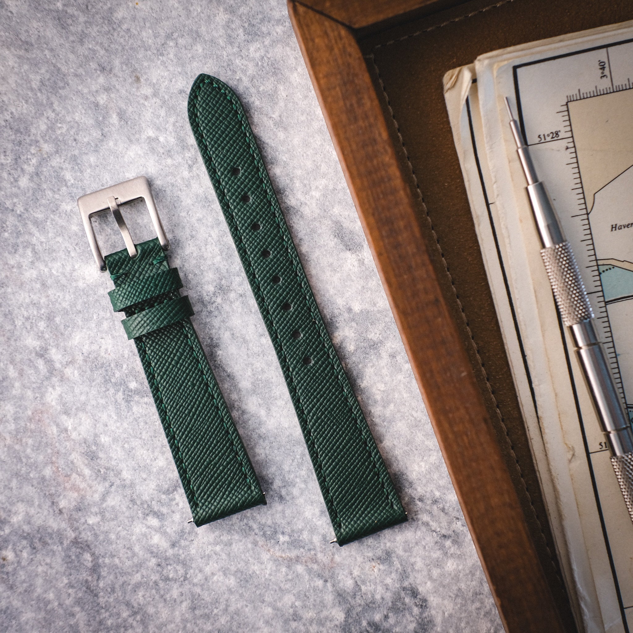 Saffiano watch straps