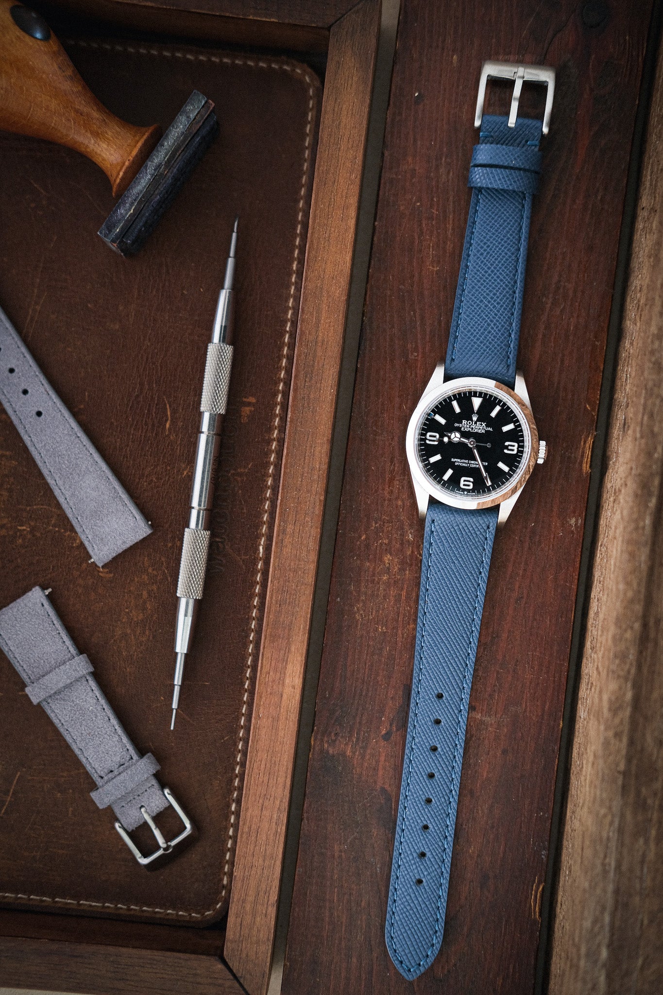 Saffiano watch straps