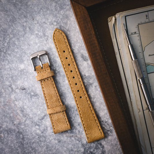 Suede watch straps