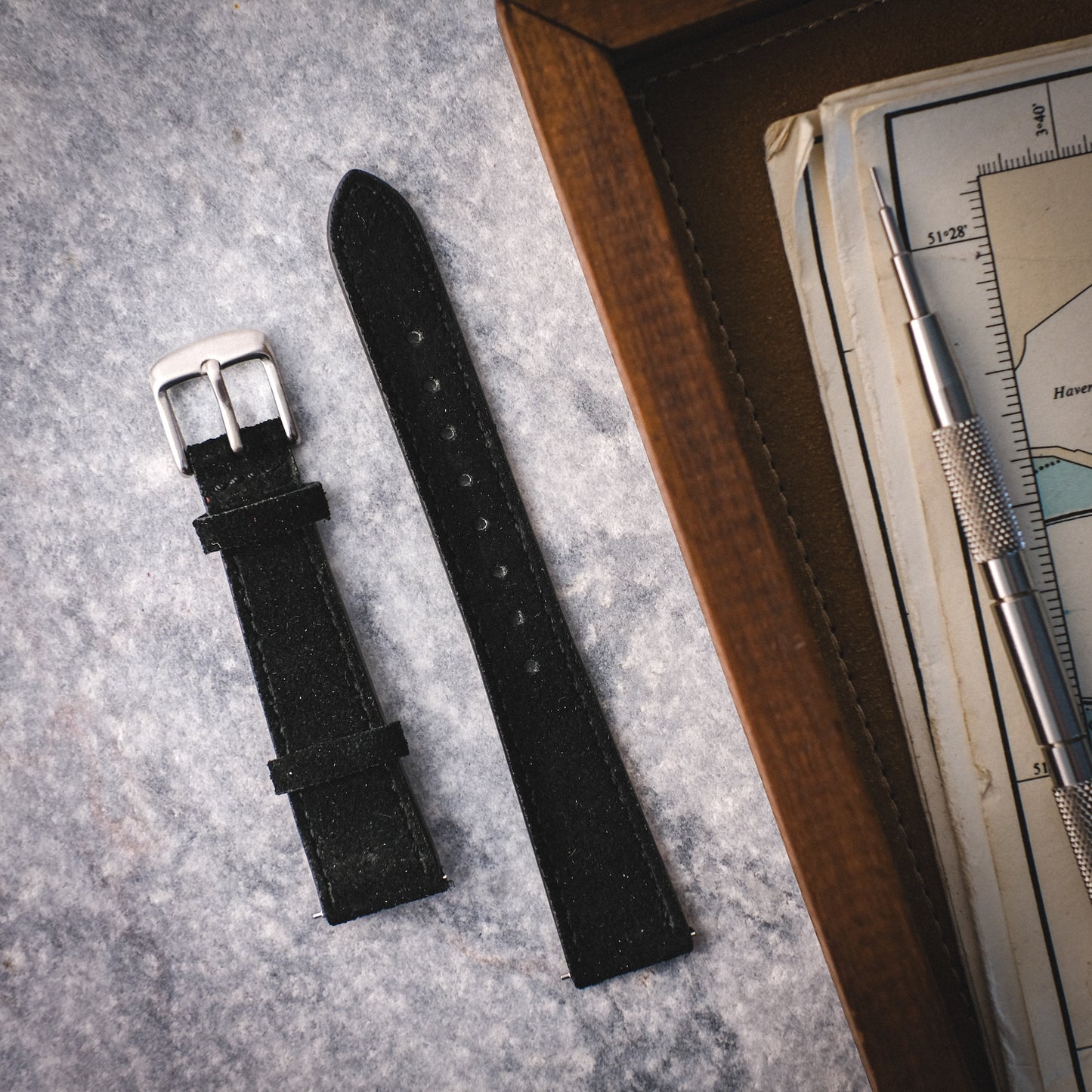 Suede watch straps