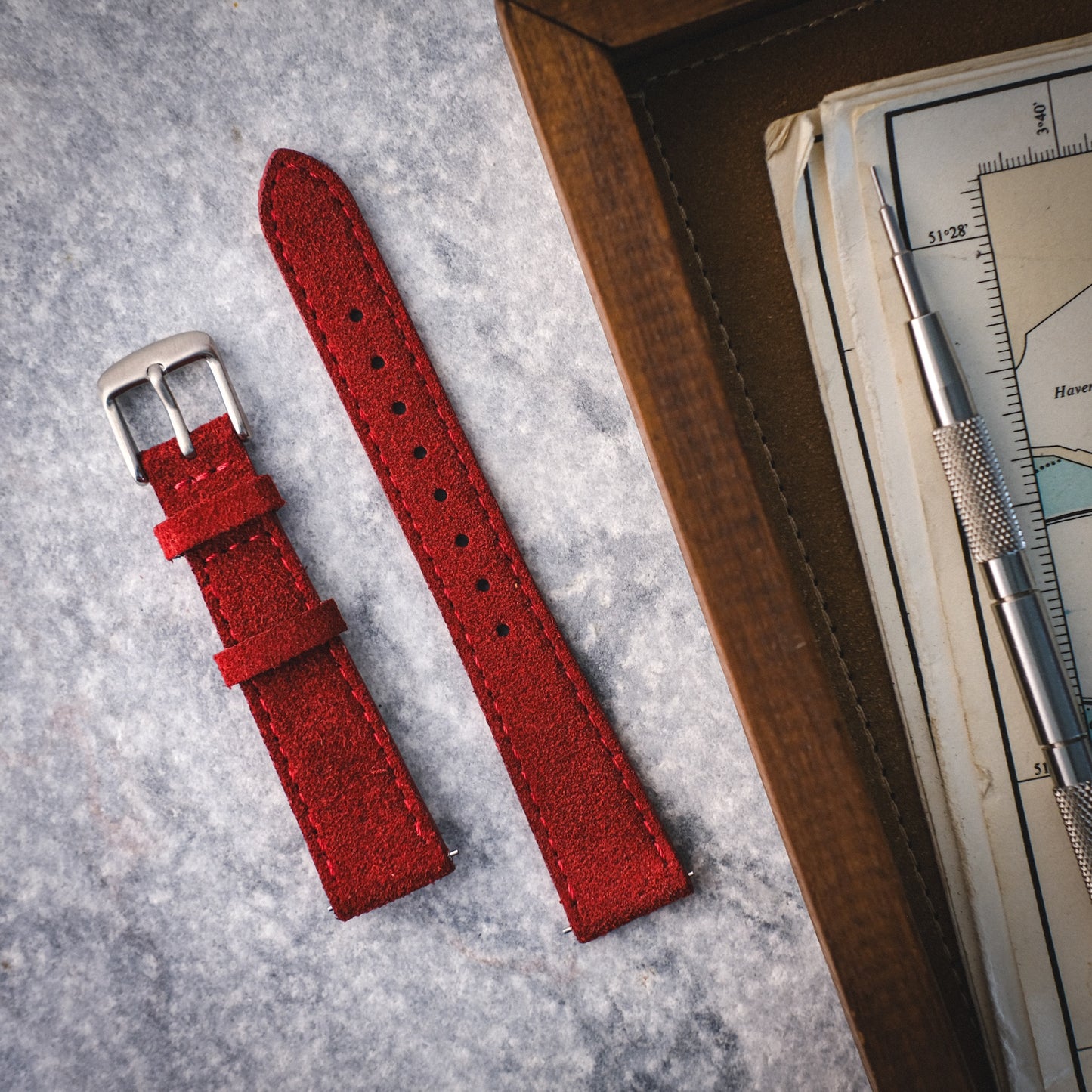 Suede watch straps