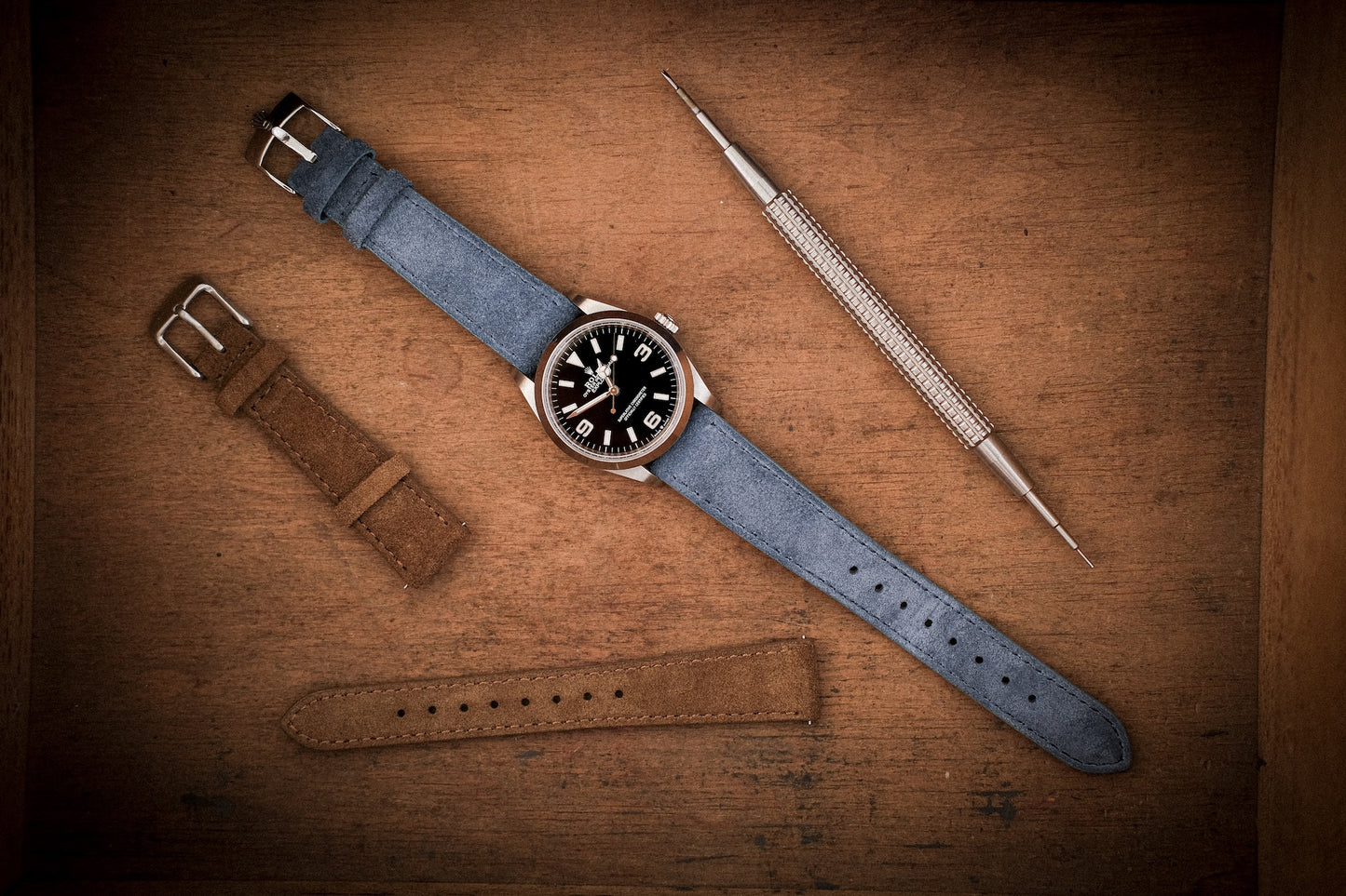 Suede watch straps