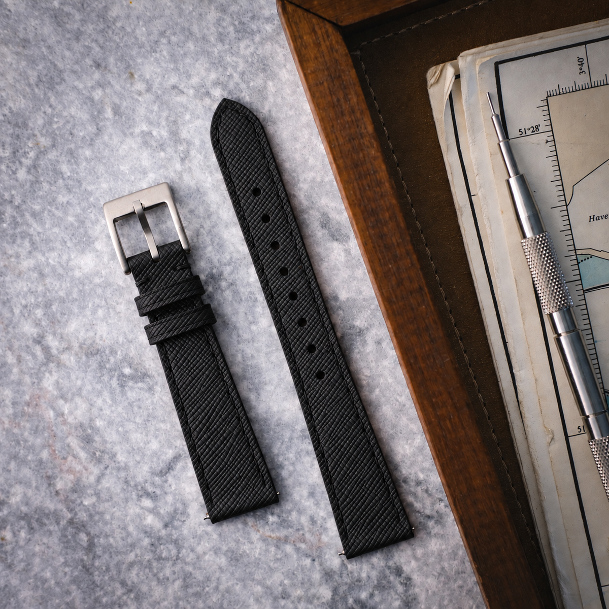 Watch Strap – Saffiano Leather