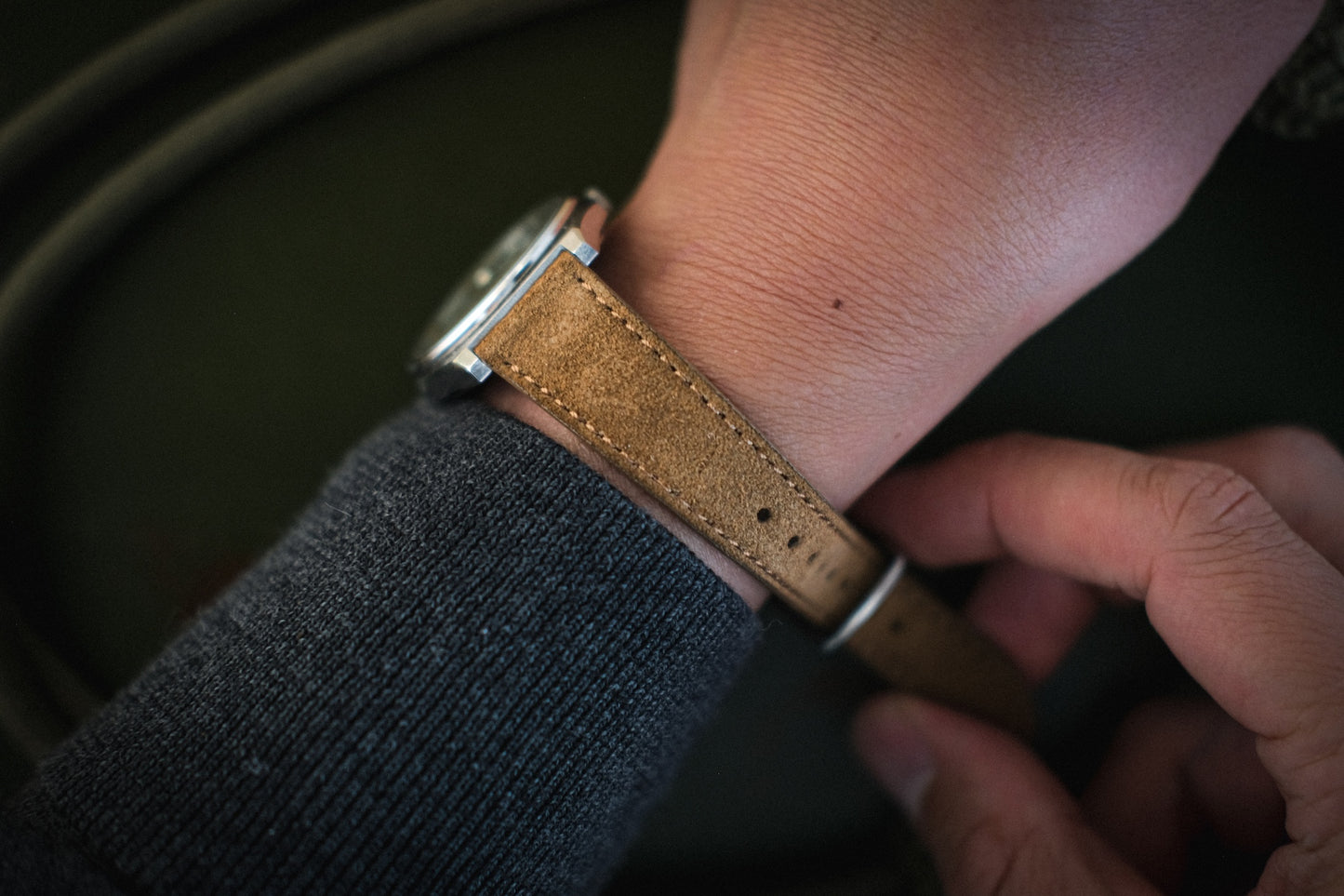 Suede watch straps