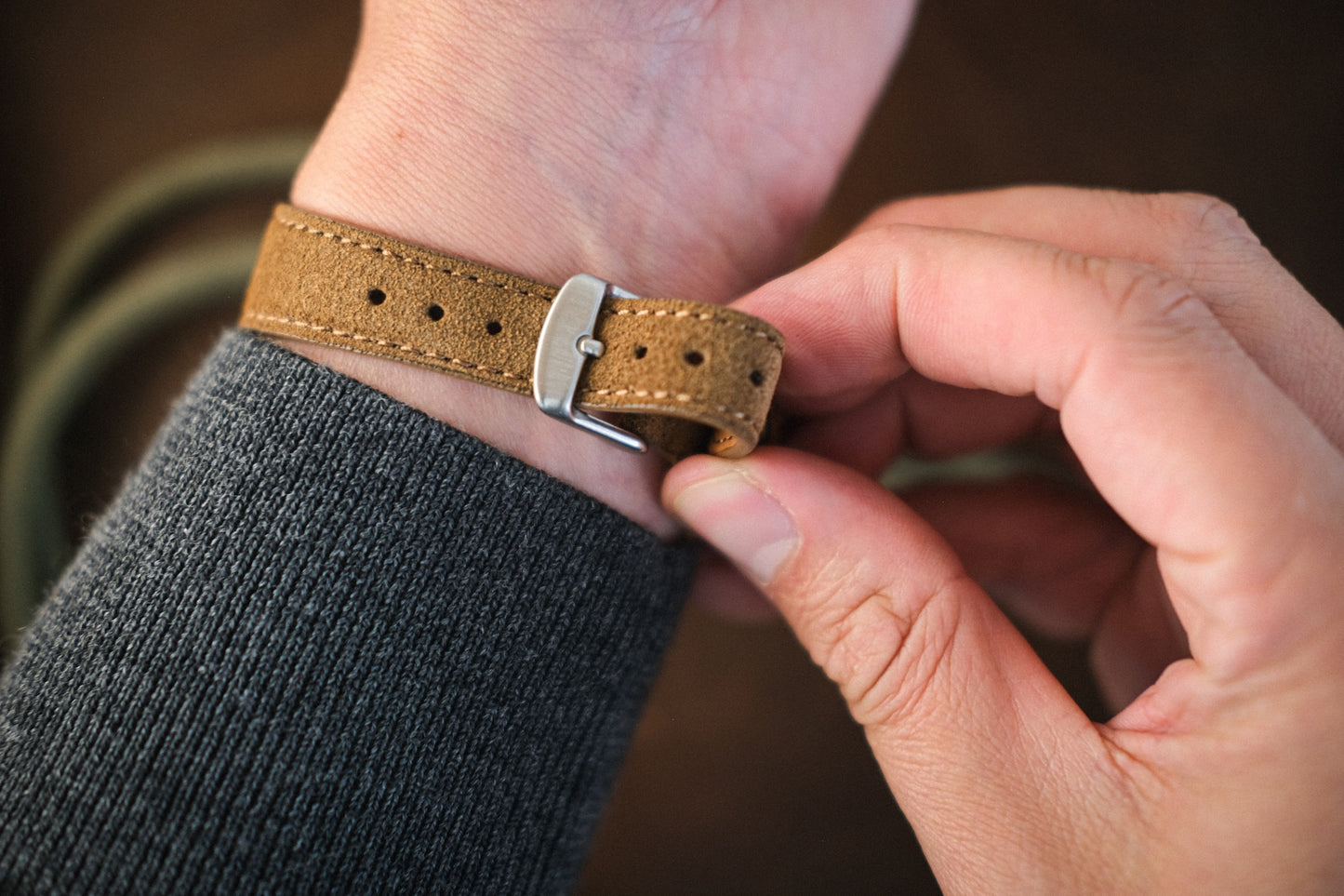 Suede watch straps