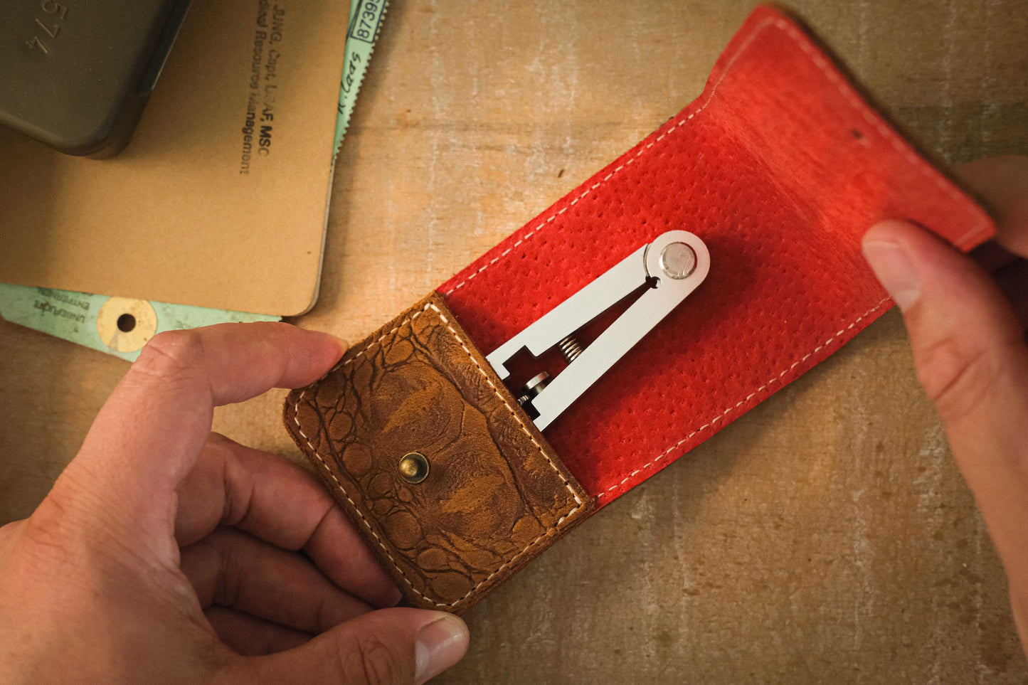 Toolpouch for Spring Bar Tweezers