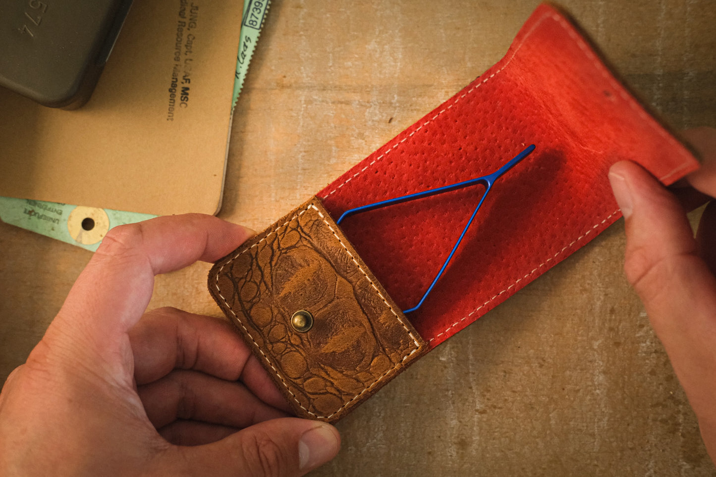 Toolpouch for Spring Bar Tweezers