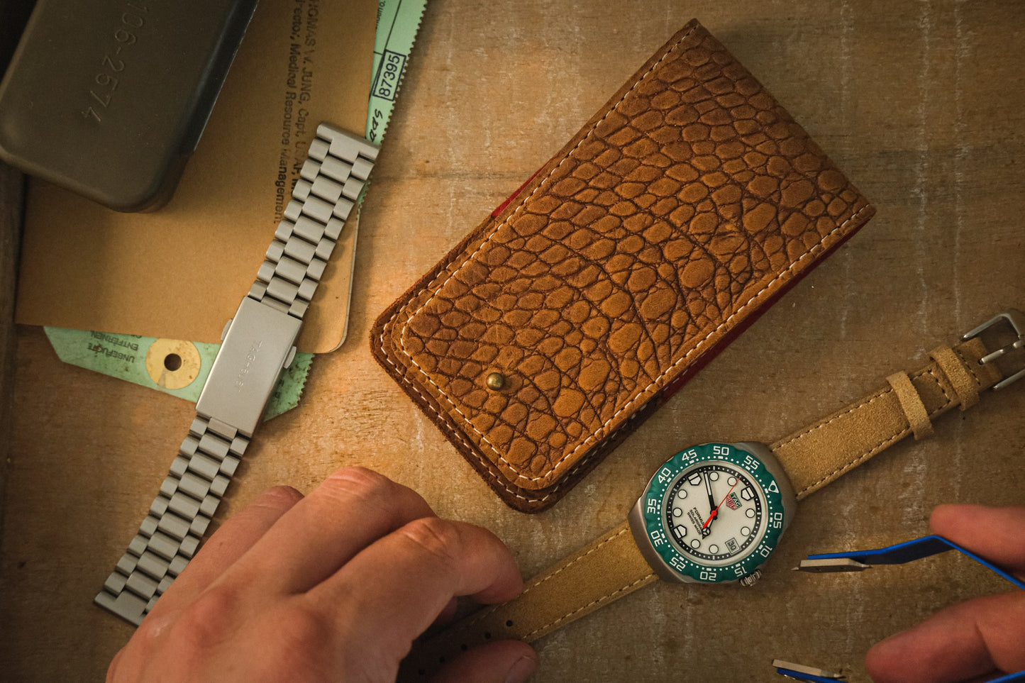 Toolpouch for Spring Bar Tweezers