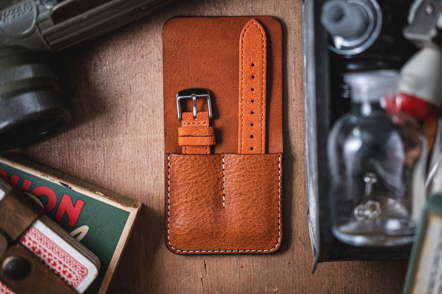 Leather Watch Strap Holder