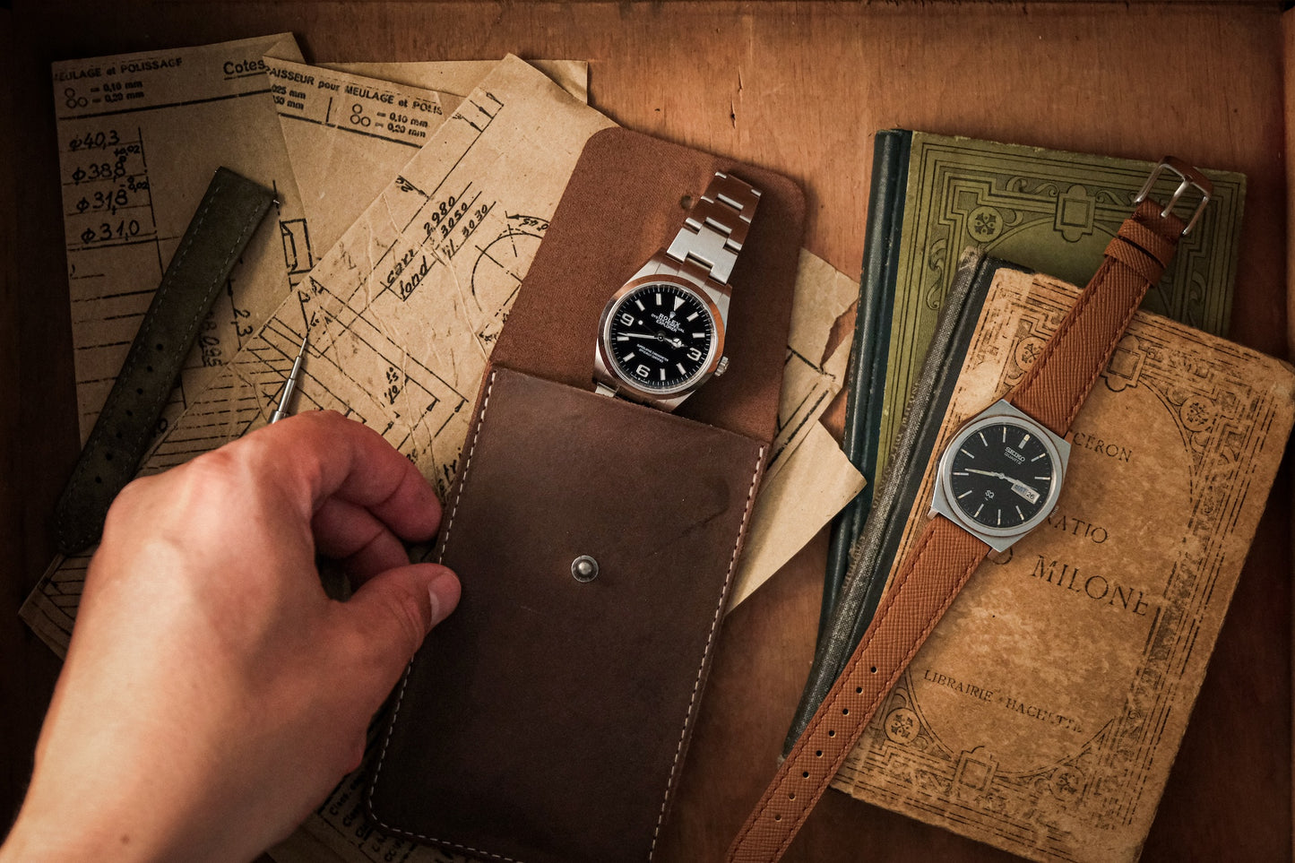 Watchpouch – New Vintage Brown