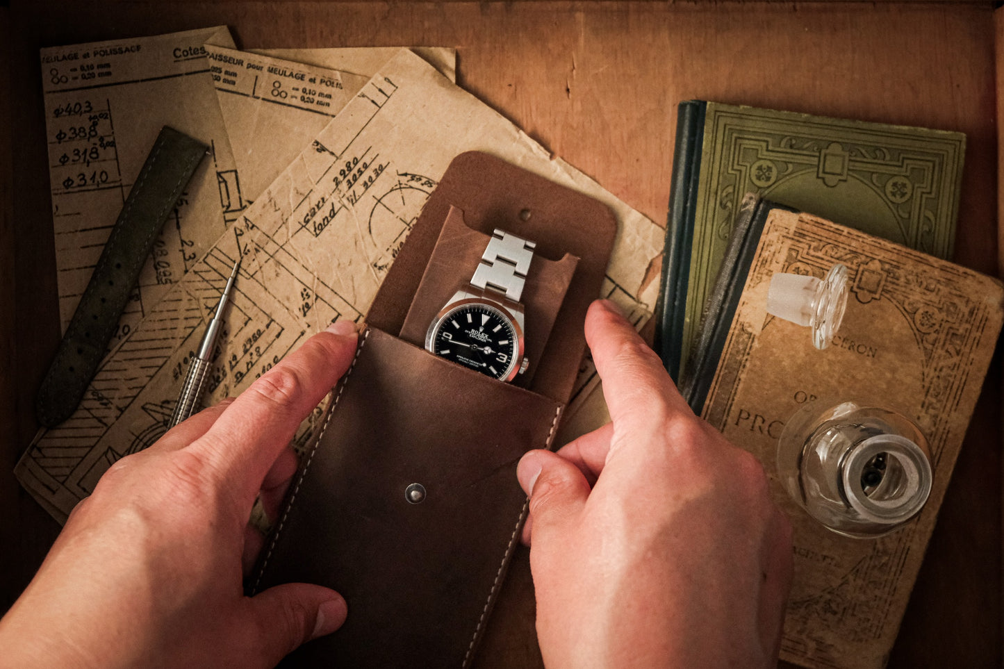 Watchpouch – New Vintage Brown